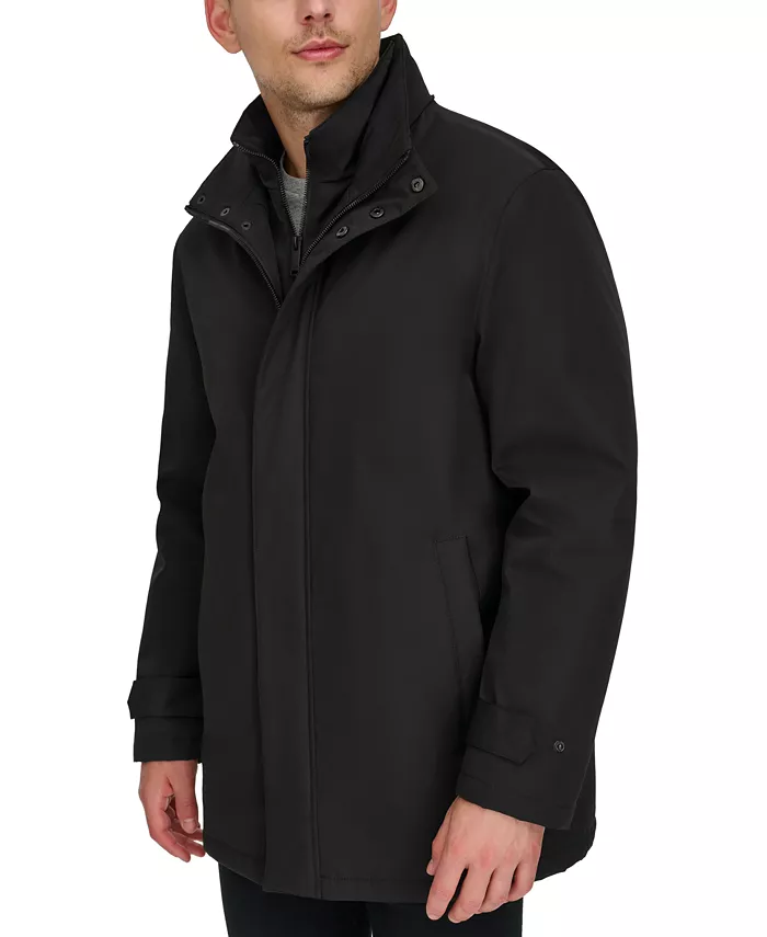 Dockers Men's Three-Quarter Length Commuter Jacket With Bib Men's Fashion & Accessories