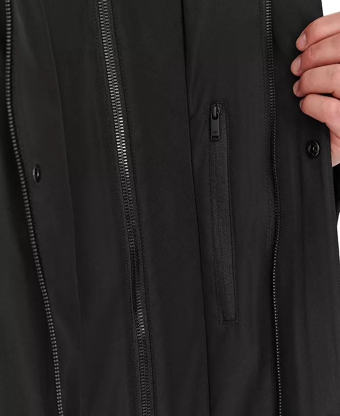 Dockers Men's Three-Quarter Length Commuter Jacket With Bib Men's Fashion & Accessories