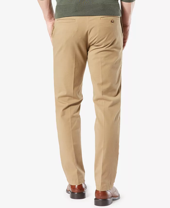 Dockers Men's Workday Smart 360 Flex Straight Fit Khaki Stretch Pants Men's Fashion & Accessories