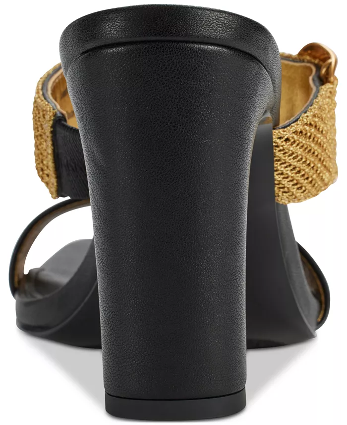 Donna Karan New York Brigail Slide Dress Sandals Women's Fashion Shoes & Accessories