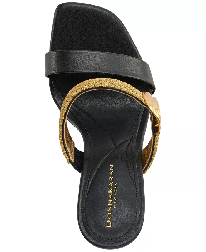 Donna Karan New York Brigail Slide Dress Sandals Women's Fashion Shoes & Accessories