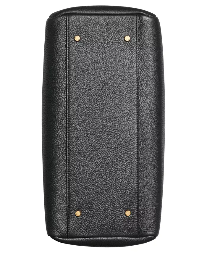 Donna Karan New York Quogue Leather Triple Compartment Tote Bag Handbags Purses & Accessories