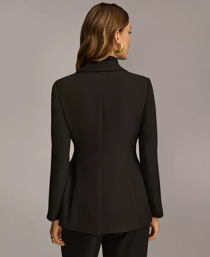 Donna Karan New York Women's Belted Blazer Regular & Petite Sizes Women's Fashion Shoes & Accessories