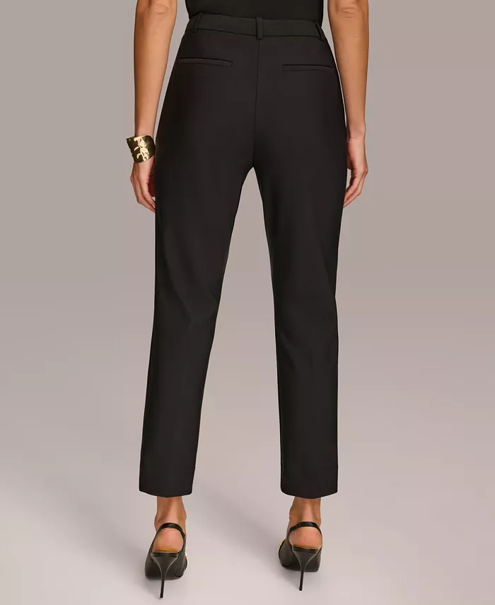 Donna Karan New York Women's Straight-Leg Career Pants Women's Fashion Shoes & Accessories
