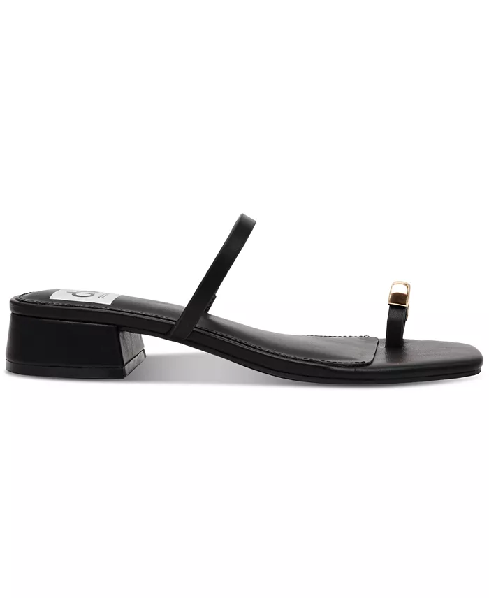 DV Dolce Vita Narra Toe-Ring Block-Heel Dress Sandals Women's Fashion Shoes & Accessories