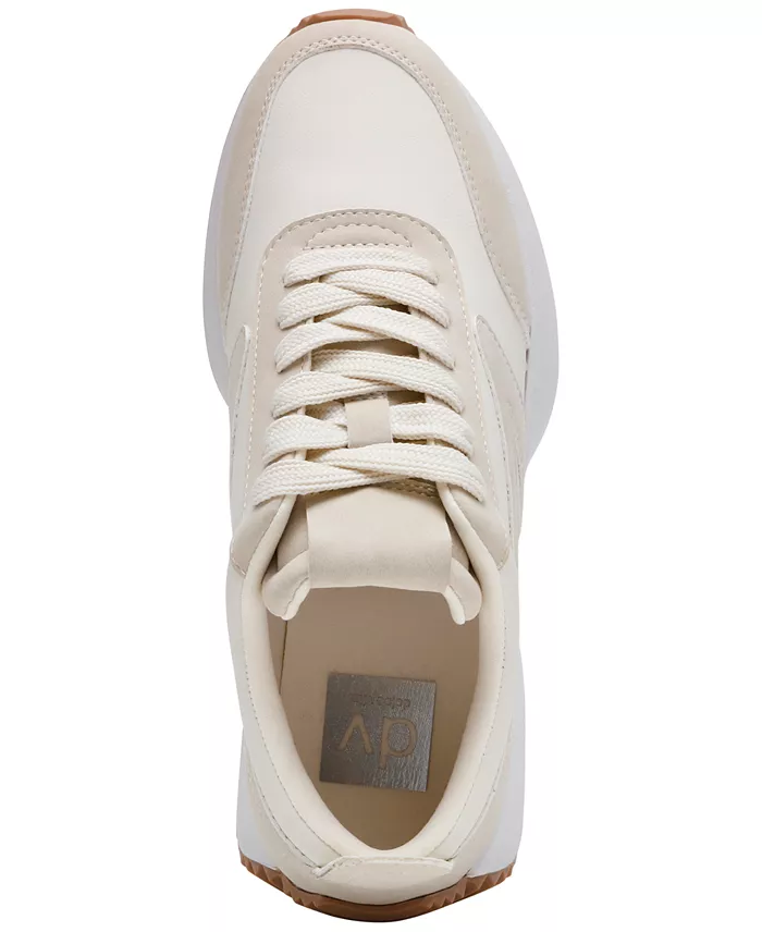DV Dolce Vita Women's Bynx Cushioned Lace-Up Jogger Sneakers Women's Fashion Shoes & Accessories
