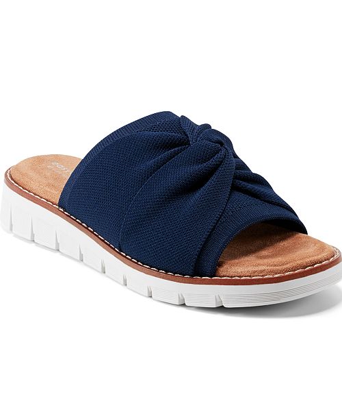 Easy Spirit Women's Josy eFlex Lightweight Knotted Sandals Women's Fashion Shoes & Accessories