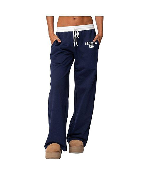 Edikted Womens Brookie Sweatpants Women's Fashion Shoes & Accessories
