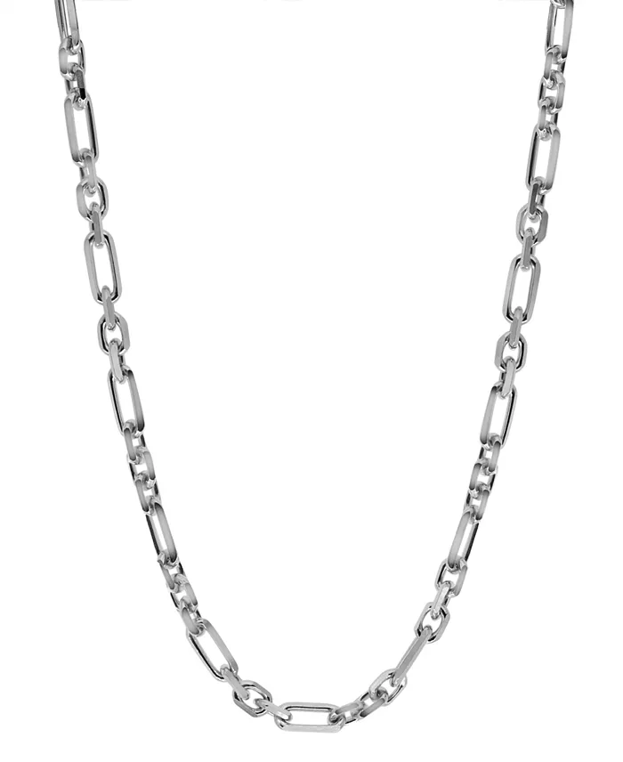 EFFY Collection EFFY® Men's Large Oval Link 22" Chain Necklace In Sterling Silver Jewelry & Watches