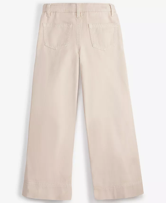 Epic Threads Little & Big Girls Twill Patch-Pocket Wide-Leg Pants Exclusively At Macy's Kids