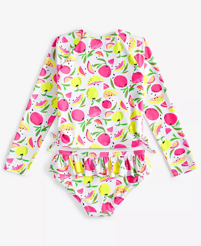 Epic Threads Toddler And Little Girls Citrus Long Sleeve Two Piece Rash Guard Set Exclusively At Macy's Kids