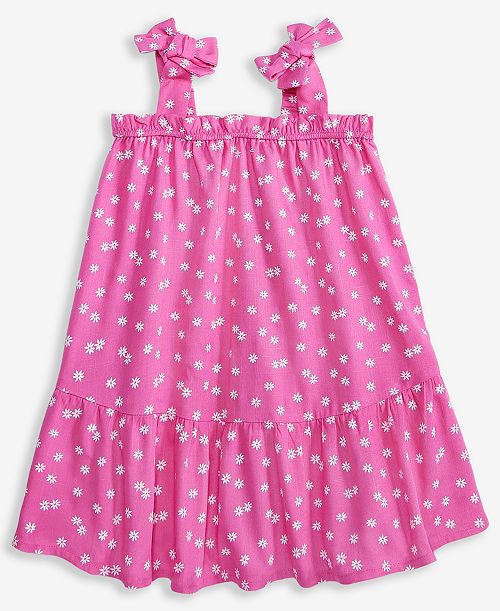 Epic Threads Toddler Girl Floral-Print Bow Dress Exclusively at Macy's Kids