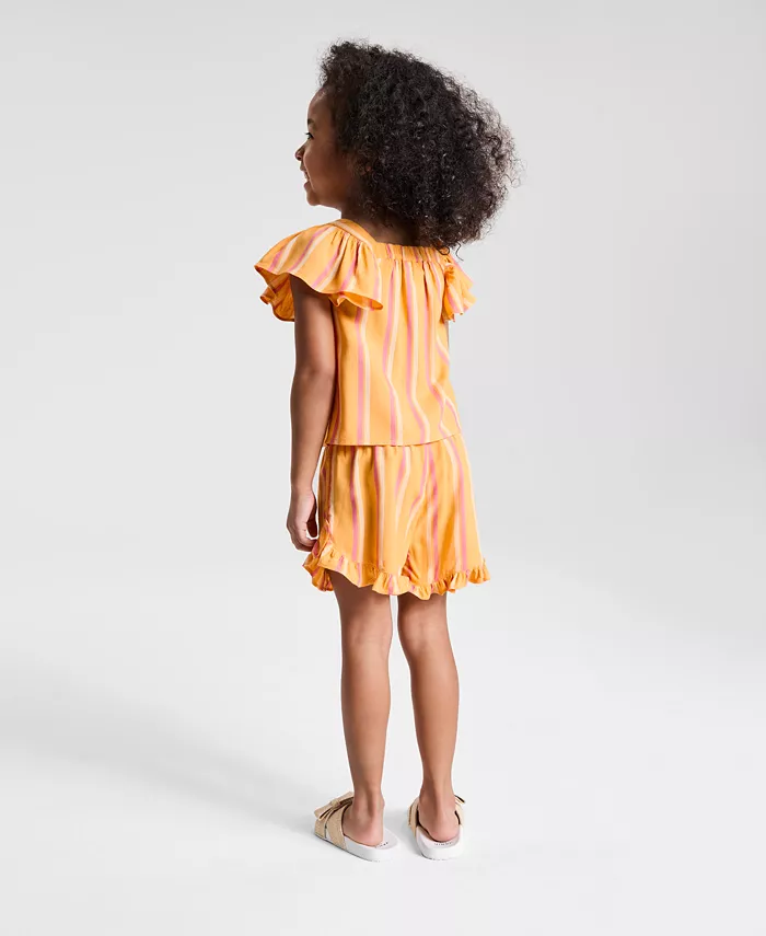Epic Threads Toddler Girl Stripe Woven Short Set Exclusively At Macy's Kids