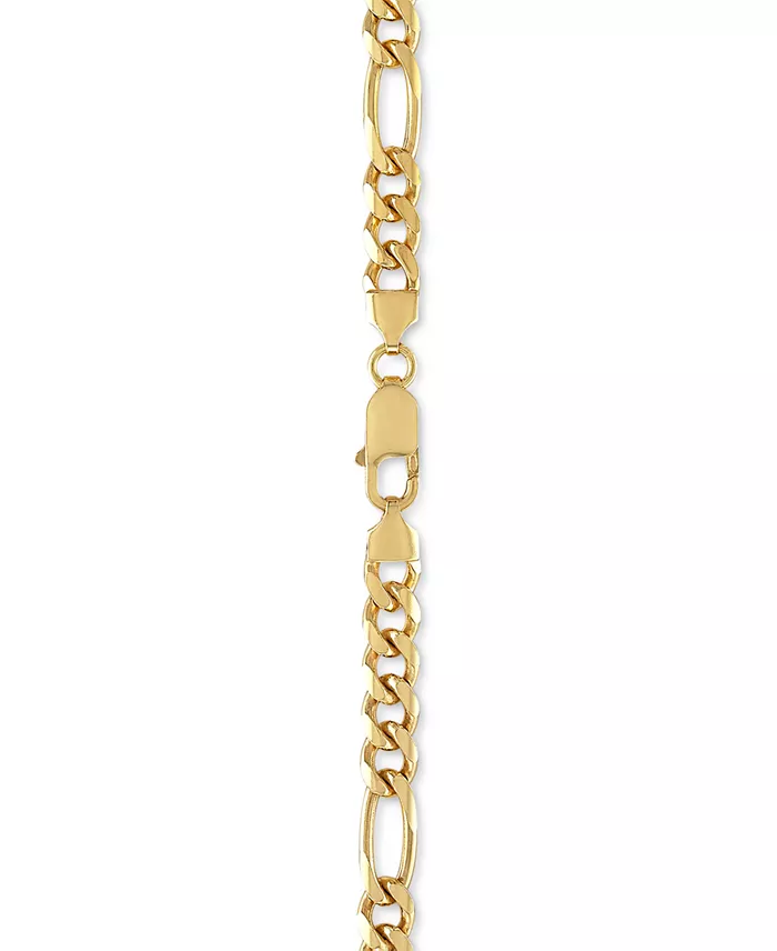 Esquire Men's Jewelry Cuban Figaro Link 22" Chain Necklace Created For Macy's Jewelry & Watches