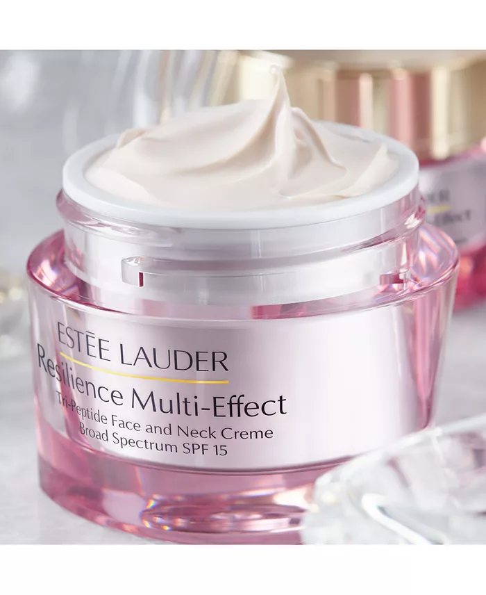 Estée Lauder Resilience Multi-Effect Tri-Peptide Face & Neck Cream Moisturizer SPF 15 For Normal/Combination Skin 2.5 Oz. Beauty