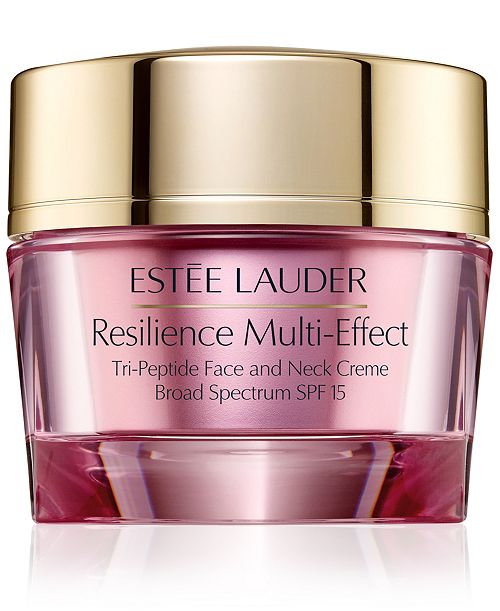 Estée Lauder Resilience Multi-Effect Tri-Peptide Face & Neck Cream Moisturizer SPF 15 for Normal/Combination Skin 2.5 oz. Beauty