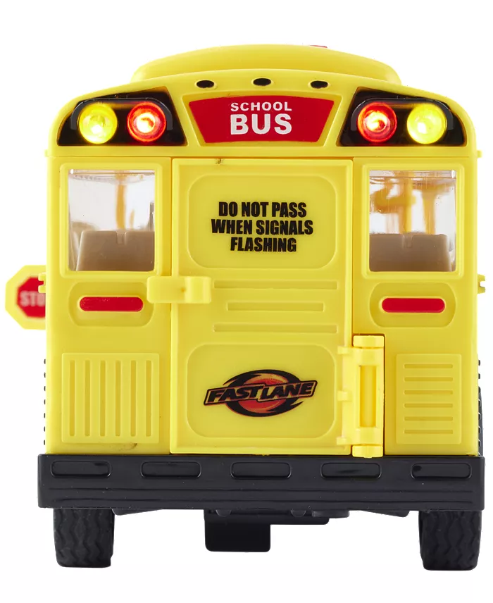 Fast Lane Light And Sound School Bus All Toys