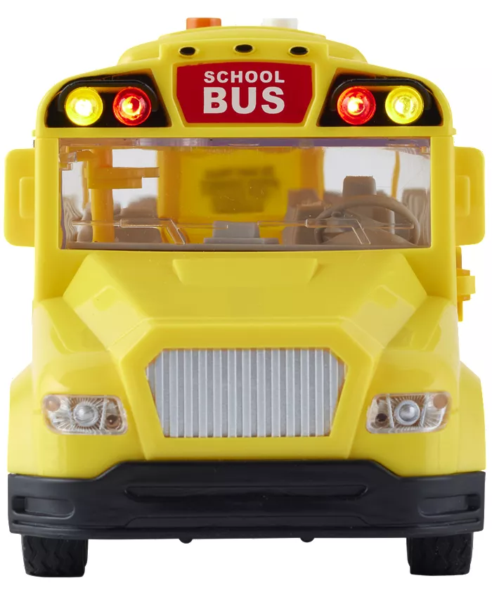 Fast Lane Light And Sound School Bus All Toys