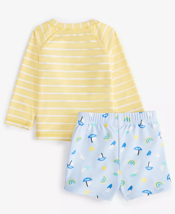 First Impressions Baby Boys Boat Ride Top Hat & Swim Shorts 3 Piece Set Exclusively At Macy's Kids