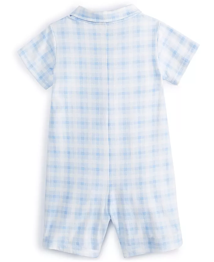First Impressions Baby Boys Friendship Plaid Sunsuit Created For Macy's Kids