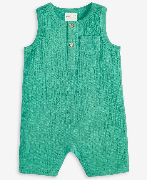 First Impressions Baby Boys Knit Gauze Sunsuit Exclusively At Macy's Kids