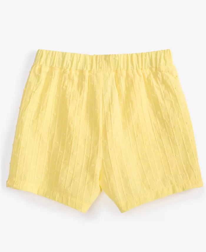 First Impressions Baby Girls Clip-Dot Cotton Shorts Created For Macy's Kids