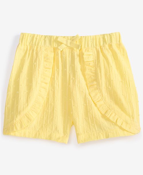 First Impressions Baby Girls Clip-Dot Cotton Shorts Created for Macy's Kids