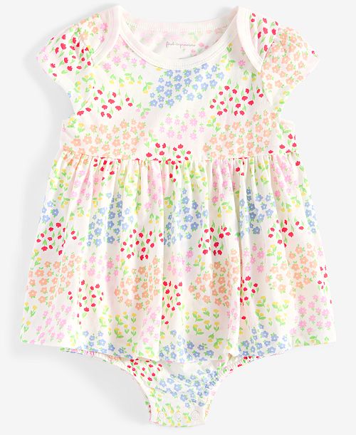 First Impressions Baby Girls Flower Garden Printed Skirted Sunsuit Exclusively at Macy's Kids