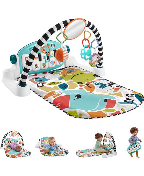 Fisher Price Glow and Grow Kick Play Piano Gym Baby Playmat with Musical Learning Toy All Toys