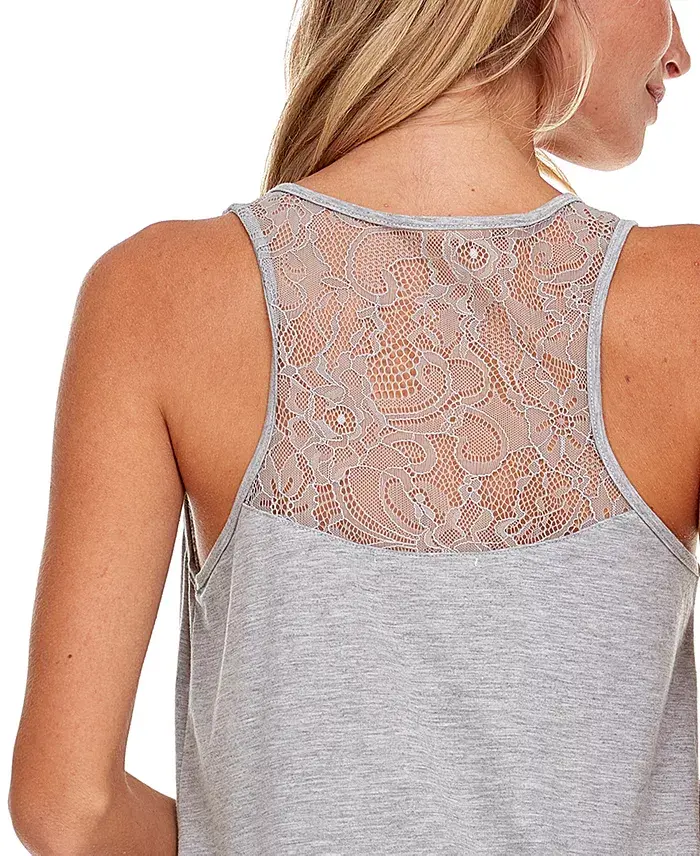 Flora By Flora Nikrooz Frances Knit Cami Tap Pajama Set Women's Fashion Shoes & Accessories