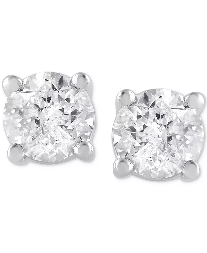 Forever Grown Diamonds Lab Grown Diamond Stud Earrings (1 Ct. T.w.) In Sterling Silver Jewelry & Watches
