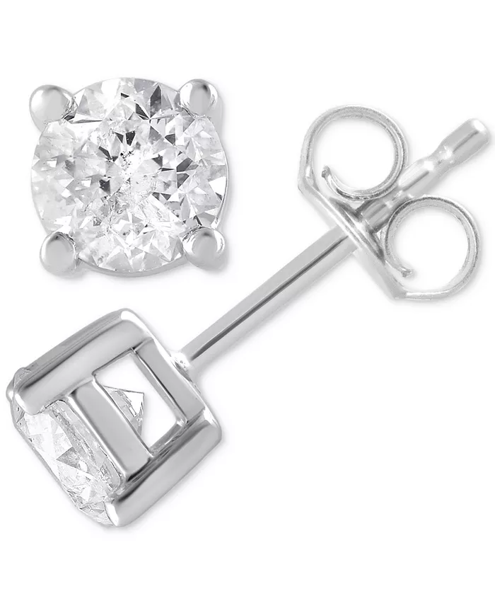 Forever Grown Diamonds Lab Grown Diamond Stud Earrings (1 Ct. T.w.) In Sterling Silver Jewelry & Watches