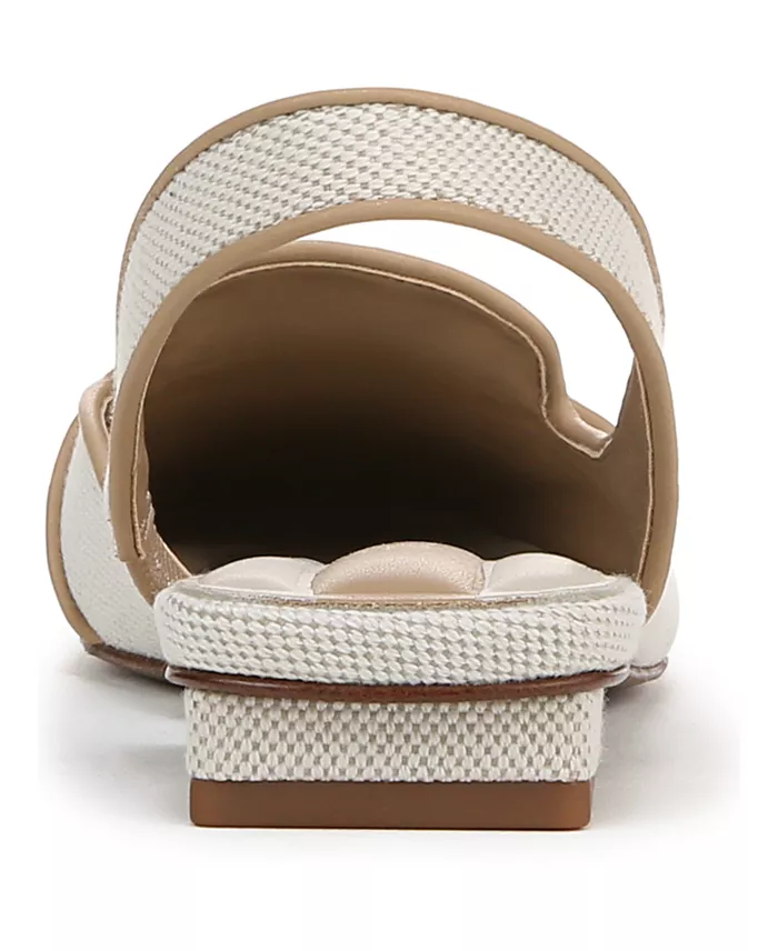 Franco Sarto Teagan Square Toe Slingback Flats Women's Fashion Shoes & Accessories