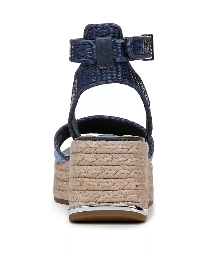 Franco Sarto Tiffany Square Toe Espadrille Platform Sandals Women's Fashion Shoes & Accessories