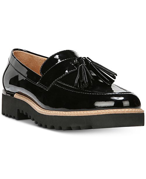 Franco Sarto Women's Carolynn Lug Sole Tassel Loafers Women's Fashion Shoes & Accessories