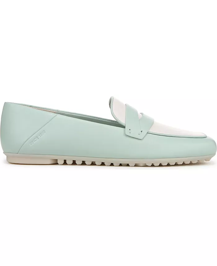 Franco Sarto Women's Zury Square Toe Leather Penny Loafers Women's Fashion Shoes & Accessories