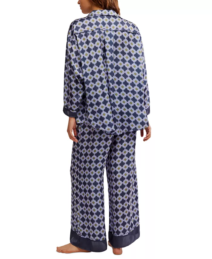 Free People Women's Dreamy Days Pajama Set Women's Fashion Shoes & Accessories