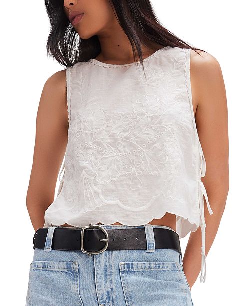 Free People Women's Faded Gardens Tank Women's Fashion Shoes & Accessories