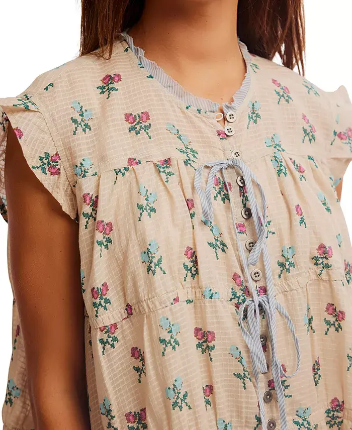 Free People Women's Sundown Mini Dress Women's Fashion Shoes & Accessories