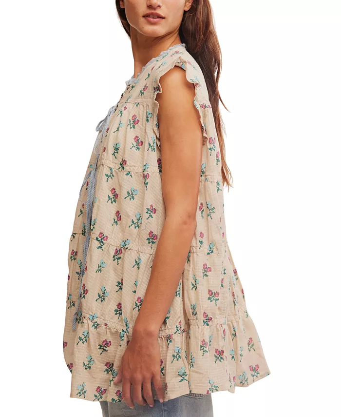 Free People Women's Sundown Mini Dress Women's Fashion Shoes & Accessories