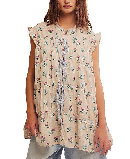 Free People Women's Sundown Mini Dress Women's Fashion Shoes & Accessories