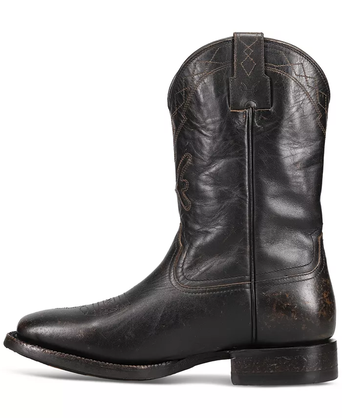 Frye Men's Hauser Logo Stitch Leather Pull On Boot Men's Shoes