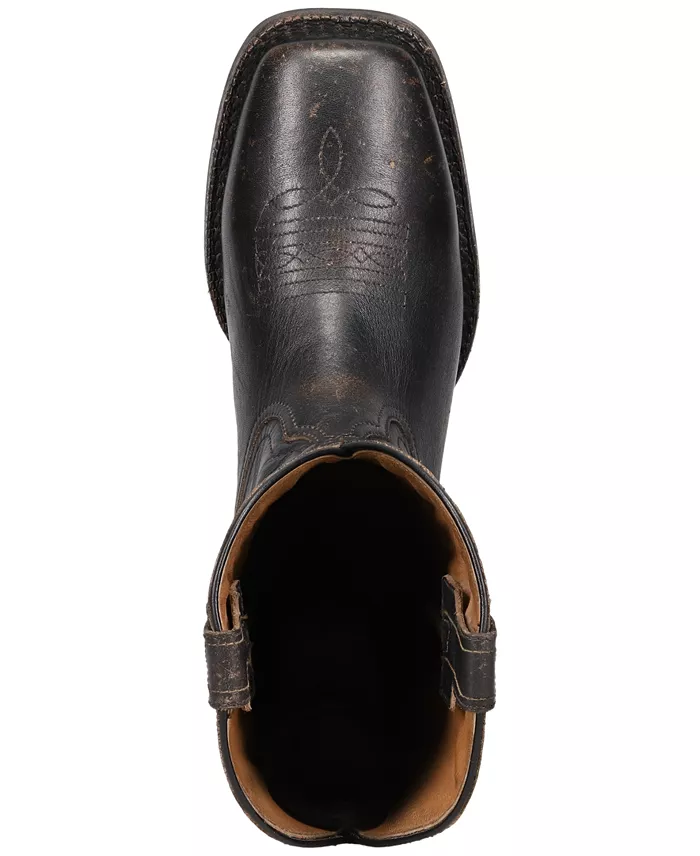 Frye Men's Hauser Logo Stitch Leather Pull On Boot Men's Shoes