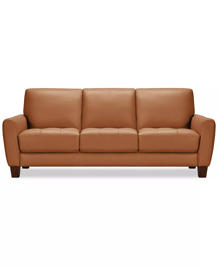 Furniture Galligher Leather Sofa Collection Created For Macy's Furniture