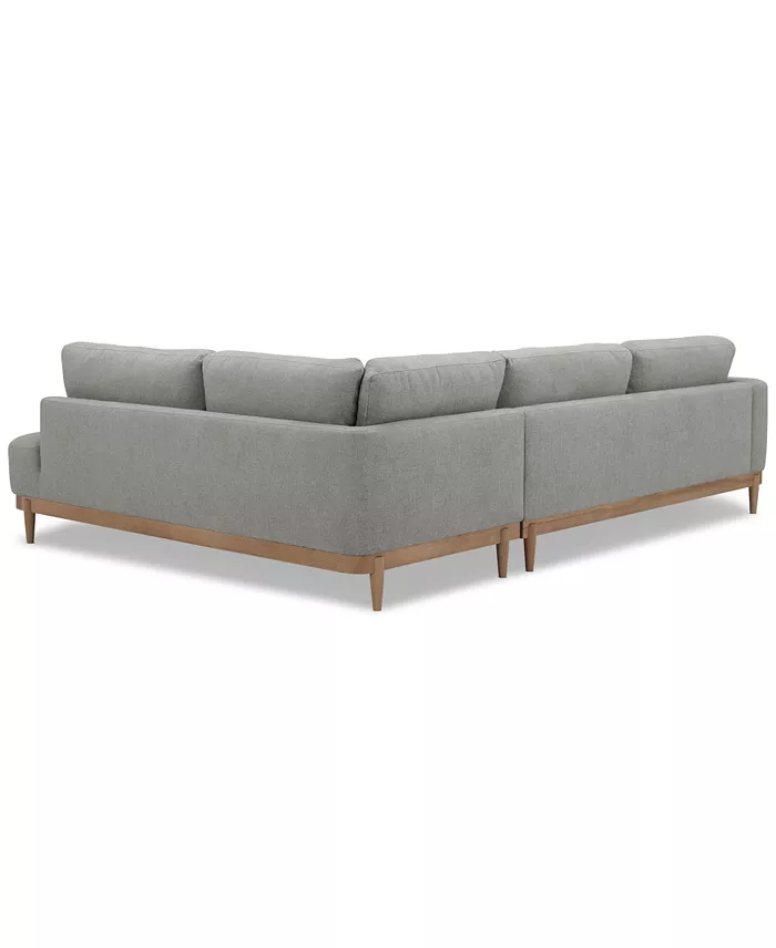 Furniture Jharli 2-Pc. Fabric Sectional Sofa Created For Macy's Furniture