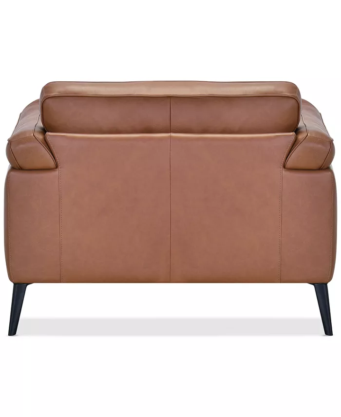 Furniture Keery 49" Leather Chair Created For Macy's Furniture