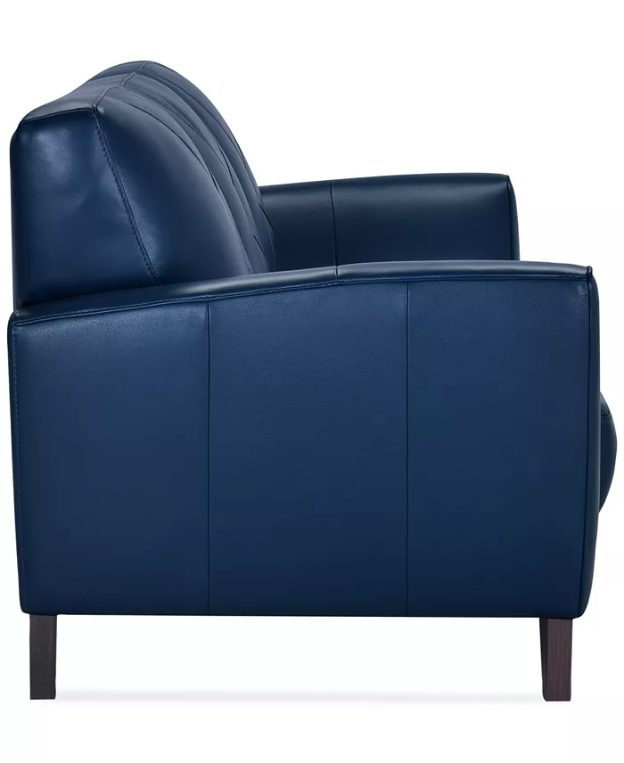 Furniture Myia 85" Leather Sofa Created For Macy's Furniture