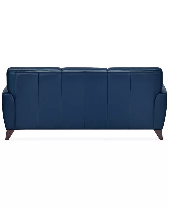 Furniture Myia 85" Leather Sofa Created For Macy's Furniture