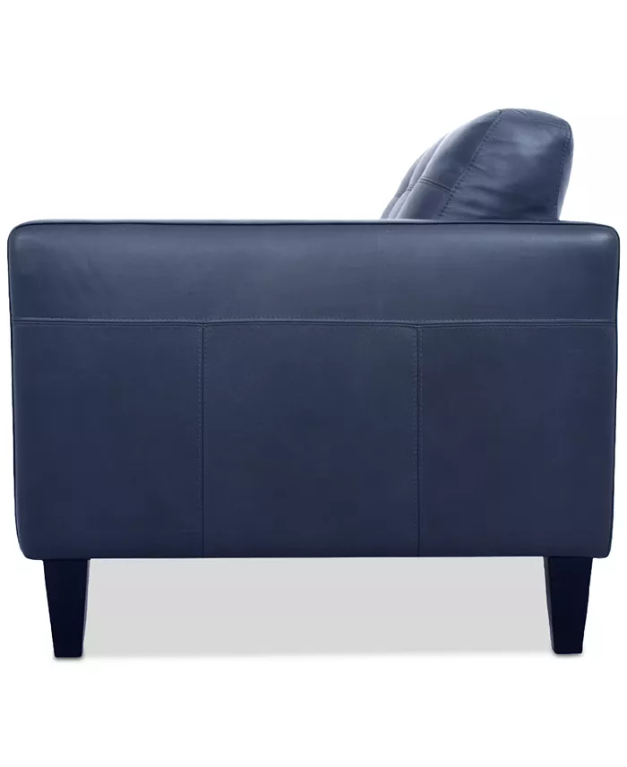 Furniture Pezley Leather Arm Chair Created For Macy's Furniture