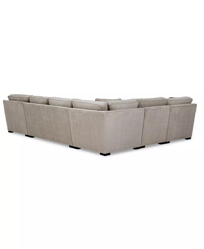 Furniture Radley 5-Pc. Fabric Sectional Sofa Created For Macy's Furniture